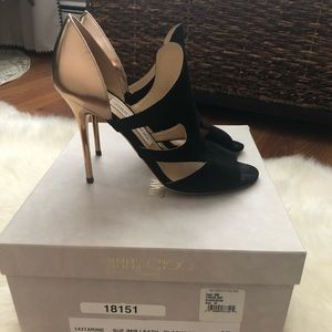 Jimmy Choo peep toe bootie size 37